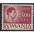 Mi 968 y: 2400 L. lilac Definitive Stamp: King ...