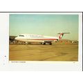 Aviation DAN-AIR BAC 1-11 500 Postcard by Skilt...