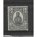 Turks&Caicos.SG162 1/4d Turk's-head Cactus (Bla...