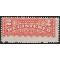 Canada 1876 R1 2c Orange Registered Letter Stam...