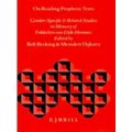 On Reading Prophetic Texts: Gender-Specific and Related Studies in Memory of Fok