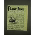 1909 Plant Line Cruise Ad - Ocean Trips