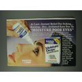 1986 Bausch & Lomb Moisture Drops Ad - Instant Relief for Itching