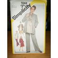 Simplicity 5244 Maternity Dress Blouse Skirt Pa...