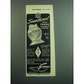 1949 Evans Victorian Table Lighter Ad - Sensational new Evans Automatic Lighters