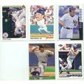 Wade Boggs 5x card lot