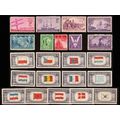 1941-44 Year Set of 22 Commemorative Stamps Min...