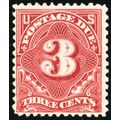 J40, Mint OG NH Fine+ 3¢ Postage Due Stamp Cat ...