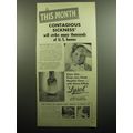 1949 Lysol Disinfectant Ad - This month contagi...