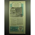1949 Heinz Strained Tomato Soup Ad - Cover girl...
