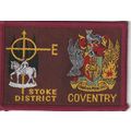 Scout Double Badge UK Coventry/Stoke - White Ba...