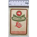 Vintage Beer Mat - Hemeling Lite Lager