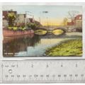 1932 postcard The River, Stamford