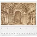 vintage postcard North Door Southwell Cathedral