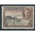 Nyasaland 1945 SG144 1/2d Black & Chocolate Mou...