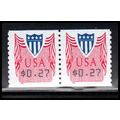 CVP33 27c Shield Very Fine MNH Pair PA5043
