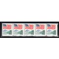 2280a 25c U.S. Flag Fine MNH PNC 13/5 KA9144