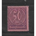 Germany.TheThirdReich.O252 50m Violet on Red.Mo...