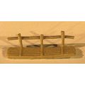 "Miniature Ceramic Bridge Figurine - 1"""