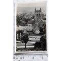 vintage postcard Abbey Gardens & Priory Church,...
