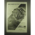 1944 GM Allison Engine Ad - What Makes an Ace?