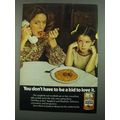 1974 Chef Boy-Ar-Dee Speghetti & Meat Balls Ad, Love It