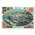 the harbour, PAIGNTON, DEVON, unused vintage po...