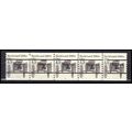 2124a 4.9c Buckboard Fine MNH Dry Gum PNC 2/5 G...