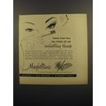 1953 Maybelline Mascara and Eyebrow Pencil Ad - These eyes tell the story