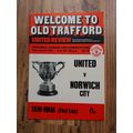 1975 League Cup Semi Final - Man Utd vs Norwich...