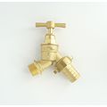 Brass Water Butt Tap c/w 3/4" Hose Tail.