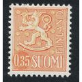 Finland Coat of Arms Lion Type 35p 1974 MNH SG#...