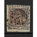 BARBADOS 1873 5/- USED SG64 SPACEFILLER