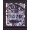 GERMANY 1899 SG56 20pf BLUE REICHSPOST FINE USE...