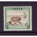 NIUE 1950 1d HMS RESOLUTION SG 114 U/M MINT#2