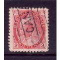 CANADA 1899 SG 155 2c ROSE CARMINE FINE USED#6