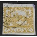 Mi 6: 30 h. brown-olive Definitive Stamp: Hradč...