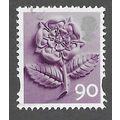 ENGLAND 90P 'TUDOR ROSE' (EN20) FINE USED (EBID...