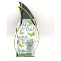 Mum & Dad Glass Memorial Tealight Holder Glass ...