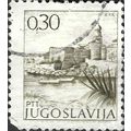 YUGOSLAVIA, Castle on Krk Island, brown olive 1...
