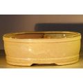 "Beige Ceramic Bonsai Pot Land/Water Divider 10...
