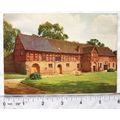 old postcard Kenilworth Castle, Leicesters Barn
