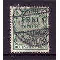 GERMANY 1903 OFFICIAL STAMP 5pf GREEN SG O84 FI...