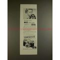 1961 Zeiss Contaflex Super Camera Ad - Sure to be Nice!