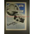 1961 Zeiss Contaflex Super Camera Ad - World Favorite!!