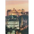 E112: Edinburgh: Edinburgh Castle at dusk.