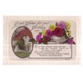 BEST WISHES FOR YOUR BIRTHDAY.. used vintage po...