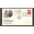 FDC Art Craft 1045 12c Benjamin Harrison (Cache...