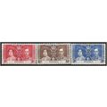 Nigeria 1937 Coronation Set SG46-48 Mounted Min...
