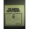 1974 Qantas Airline Advertisement - The Qantas South Pacific